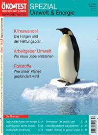 Titelbild der Ausgabe 10/2009 von ÖKO-TEST Spezial Umwelt & Energie. Diese Zeitschrift und viele weitere Gartenzeitschriften und Wohnzeitschriften als Abo oder epaper bei United Kiosk online kaufen.