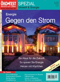 Titelbild der Ausgabe 12/2008 von ÖKO-TEST Spezial Umwelt & Energie. Diese Zeitschrift und viele weitere Gartenzeitschriften und Wohnzeitschriften als Abo oder epaper bei United Kiosk online kaufen.