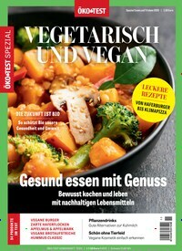 Titelbild der Ausgabe 11/2020 von ÖKO-TEST Spezial Vegetarisch und Vegan. Diese Zeitschrift und viele weitere Kochzeitschriften und Backzeitschriften als Abo oder epaper bei United Kiosk online kaufen.