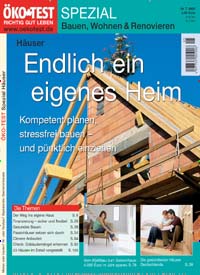 Titelbild der Ausgabe 5/2008 von ÖKO-TEST Spezial Wohnen und Leben. Diese Zeitschrift und viele weitere Wirtschaftsmagazine und Politikmagazine als Abo oder epaper bei United Kiosk online kaufen.