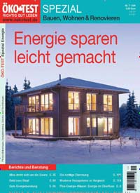 Titelbild der Ausgabe 9/2011 von ÖKO-TEST Spezial Wohnen und Leben. Diese Zeitschrift und viele weitere Wirtschaftsmagazine und Politikmagazine als Abo oder epaper bei United Kiosk online kaufen.