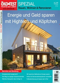 Titelbild der Ausgabe 9/2012 von ÖKO-TEST Spezial Wohnen und Leben. Diese Zeitschrift und viele weitere Wirtschaftsmagazine und Politikmagazine als Abo oder epaper bei United Kiosk online kaufen.