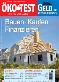 Titelbild der Ausgabe 10/2014 von ÖKO-TEST Spezial Wohnen und Leben. Diese Zeitschrift und viele weitere Wirtschaftsmagazine und Politikmagazine als Abo oder epaper bei United Kiosk online kaufen.