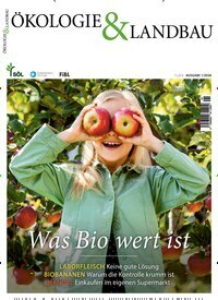 Titelbild der Ausgabe 1/2026 von Ökologie & Landbau. Diese Zeitschrift und viele weitere Naturzeitschriften, Landwirtschaftszeitungen und Umweltmagazine als Abo oder epaper bei United Kiosk online kaufen.