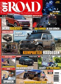 Titelbild der Ausgabe 1/2026 von Off Road. Diese Zeitschrift und viele weitere Automagazine und Motorradzeitschriften als Abo oder epaper bei United Kiosk online kaufen.
