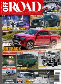 Titelbild der Ausgabe 2/2023 von Off Road. Diese Zeitschrift und viele weitere Automagazine und Motorradzeitschriften als Abo oder epaper bei United Kiosk online kaufen.