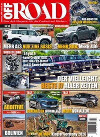 Titelbild der Ausgabe 3/2026 von Off Road. Diese Zeitschrift und viele weitere Automagazine und Motorradzeitschriften als Abo oder epaper bei United Kiosk online kaufen.