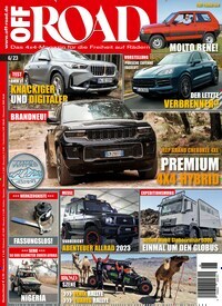 Titelbild der Ausgabe 6/2023 von Off Road. Diese Zeitschrift und viele weitere Automagazine und Motorradzeitschriften als Abo oder epaper bei United Kiosk online kaufen.