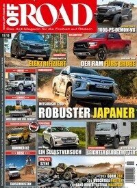 Titelbild der Ausgabe 11/2019 von Off Road. Diese Zeitschrift und viele weitere Automagazine und Motorradzeitschriften als Abo oder epaper bei United Kiosk online kaufen.