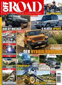Titelbild der Ausgabe 11/2021 von Off Road. Diese Zeitschrift und viele weitere Automagazine und Motorradzeitschriften als Abo oder epaper bei United Kiosk online kaufen.