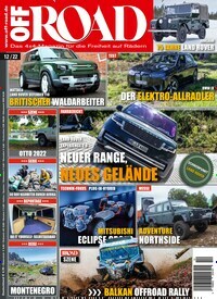 Titelbild der Ausgabe 12/2022 von Off Road. Diese Zeitschrift und viele weitere Automagazine und Motorradzeitschriften als Abo oder epaper bei United Kiosk online kaufen.