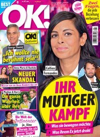 Titelbild der Ausgabe 8/2026 von OK!. Diese Zeitschrift und viele weitere Lifestylemagazine und Peoplemagazine als Abo oder epaper bei United Kiosk online kaufen.