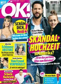 Titelbild der Ausgabe 10/2020 von OK!. Diese Zeitschrift und viele weitere Lifestylemagazine und Peoplemagazine als Abo oder epaper bei United Kiosk online kaufen.