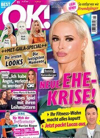 Titelbild der Ausgabe 11/2026 von OK!. Diese Zeitschrift und viele weitere Lifestylemagazine und Peoplemagazine als Abo oder epaper bei United Kiosk online kaufen.