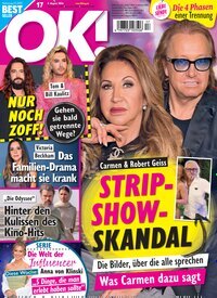 Titelbild der Ausgabe 17/2026 von OK!. Diese Zeitschrift und viele weitere Lifestylemagazine und Peoplemagazine als Abo oder epaper bei United Kiosk online kaufen.
