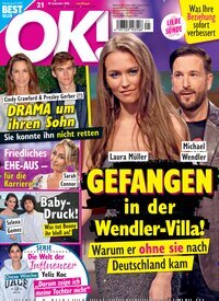 Titelbild der Ausgabe 21/2026 von OK!. Diese Zeitschrift und viele weitere Lifestylemagazine und Peoplemagazine als Abo oder epaper bei United Kiosk online kaufen.