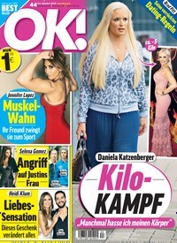 Titelbild der Ausgabe 44/2018 von OK!. Diese Zeitschrift und viele weitere Lifestylemagazine und Peoplemagazine als Abo oder epaper bei United Kiosk online kaufen.