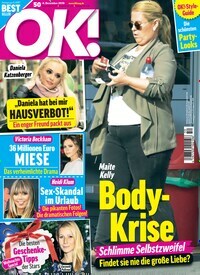 Titelbild der Ausgabe 50/2019 von OK!. Diese Zeitschrift und viele weitere Lifestylemagazine und Peoplemagazine als Abo oder epaper bei United Kiosk online kaufen.