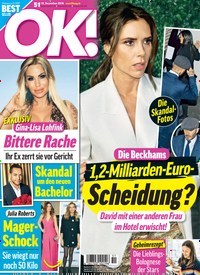 Titelbild der Ausgabe 51/2018 von OK!. Diese Zeitschrift und viele weitere Lifestylemagazine und Peoplemagazine als Abo oder epaper bei United Kiosk online kaufen.