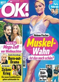 Titelbild der Ausgabe 52/2018 von OK!. Diese Zeitschrift und viele weitere Lifestylemagazine und Peoplemagazine als Abo oder epaper bei United Kiosk online kaufen.