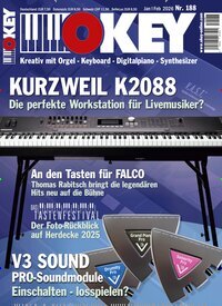 Titelbild der Ausgabe 188/2026 von OKEY. Diese Zeitschrift und viele weitere Reisemagazine, Freizeitmagazine und Wissensmagazine als Abo oder epaper bei United Kiosk online kaufen.