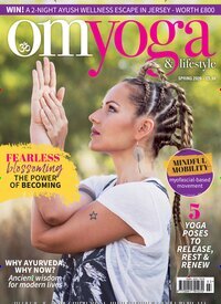 Titelbild der Ausgabe 2/2026 von Om Yoga & Lifestyle. Diese Zeitschrift und viele weitere Gartenzeitschriften und Wohnzeitschriften als Abo oder epaper bei United Kiosk online kaufen.