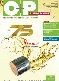 Titelbild der Ausgabe 9/2023 von O+P Fluidtechnik. Diese Zeitschrift und viele weitere Industriemagazine und Handwerkmagazine als Abo oder epaper bei United Kiosk online kaufen.