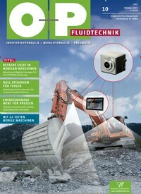 Titelbild der Ausgabe 10/2022 von O+P Fluidtechnik. Diese Zeitschrift und viele weitere Industriemagazine und Handwerkmagazine als Abo oder epaper bei United Kiosk online kaufen.