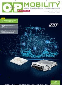 Titelbild der Ausgabe 1/2023 von O+P Mobility Sonderausgabe. Diese Zeitschrift und viele weitere Industriemagazine und Handwerkmagazine als Abo oder epaper bei United Kiosk online kaufen.