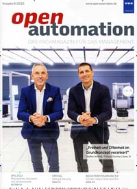 Titelbild der Ausgabe 6/2022 von open automation. Diese Zeitschrift und viele weitere Industriemagazine und Handwerkmagazine als Abo oder epaper bei United Kiosk online kaufen.