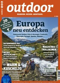 Titelbild der Ausgabe 12/2022 von Outdoor. Diese Zeitschrift und viele weitere Sportmagazine als Abo oder epaper bei United Kiosk online kaufen.