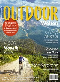 Titelbild der Ausgabe 1/2024 von OutdoorWelten. Diese Zeitschrift und viele weitere Sportmagazine als Abo oder epaper bei United Kiosk online kaufen.
