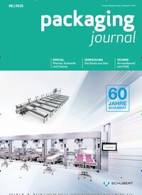 Titelbild der Ausgabe 6/2025 von packaging journal. Diese Zeitschrift und viele weitere Industriemagazine und Handwerkmagazine als Abo oder epaper bei United Kiosk online kaufen.