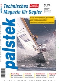 Titelbild der Ausgabe 2/2013 von palstek. Diese Zeitschrift und viele weitere Sportmagazine als Abo oder epaper bei United Kiosk online kaufen.