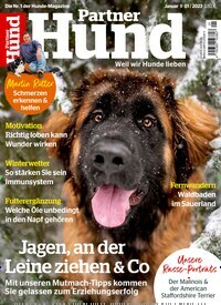 Titelbild der Ausgabe 1/2023 von Partner Hund. Diese Zeitschrift und viele weitere Elternzeitschriften und Tierzeitschriften als Abo oder epaper bei United Kiosk online kaufen.