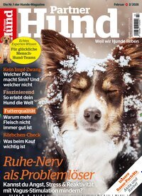 Titelbild der Ausgabe 2/2026 von Partner Hund. Diese Zeitschrift und viele weitere Elternzeitschriften und Tierzeitschriften als Abo oder epaper bei United Kiosk online kaufen.
