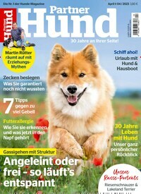 Titelbild der Ausgabe 4/2023 von Partner Hund. Diese Zeitschrift und viele weitere Elternzeitschriften und Tierzeitschriften als Abo oder epaper bei United Kiosk online kaufen.