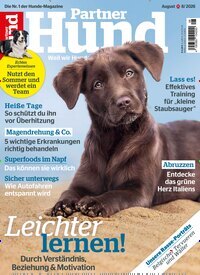 Titelbild der Ausgabe 8/2026 von Partner Hund. Diese Zeitschrift und viele weitere Elternzeitschriften und Tierzeitschriften als Abo oder epaper bei United Kiosk online kaufen.