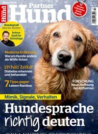 Titelbild der Ausgabe 10/2019 von Partner Hund. Diese Zeitschrift und viele weitere Elternzeitschriften und Tierzeitschriften als Abo oder epaper bei United Kiosk online kaufen.