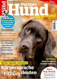 Titelbild der Ausgabe 10/2021 von Partner Hund. Diese Zeitschrift und viele weitere Elternzeitschriften und Tierzeitschriften als Abo oder epaper bei United Kiosk online kaufen.