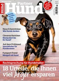 Titelbild der Ausgabe 11/2019 von Partner Hund. Diese Zeitschrift und viele weitere Elternzeitschriften und Tierzeitschriften als Abo oder epaper bei United Kiosk online kaufen.