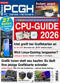 Titelbild der Ausgabe 7/2026 von PC Games Hardware Magazin. Diese Zeitschrift und viele weitere Computerzeitschriften, Tabletmagazine und Smartphonemagazine als Abo oder epaper bei United Kiosk online kaufen.