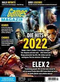Titelbild der Ausgabe 2/2022 von PC Games Magazin. Diese Zeitschrift und viele weitere Computerzeitschriften, Tabletmagazine und Smartphonemagazine als Abo oder epaper bei United Kiosk online kaufen.