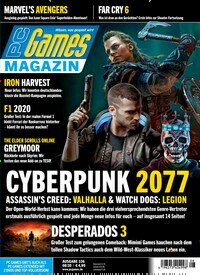 Titelbild der Ausgabe 8/2020 von PC Games Magazin. Diese Zeitschrift und viele weitere Computerzeitschriften, Tabletmagazine und Smartphonemagazine als Abo oder epaper bei United Kiosk online kaufen.