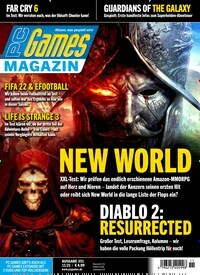 Titelbild der Ausgabe 11/2021 von PC Games Magazin. Diese Zeitschrift und viele weitere Computerzeitschriften, Tabletmagazine und Smartphonemagazine als Abo oder epaper bei United Kiosk online kaufen.