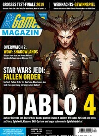 Titelbild der Ausgabe 12/2019 von PC Games Magazin. Diese Zeitschrift und viele weitere Computerzeitschriften, Tabletmagazine und Smartphonemagazine als Abo oder epaper bei United Kiosk online kaufen.