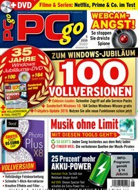 Titelbild der Ausgabe 5/2019 von PC go Premium Gold. Diese Zeitschrift und viele weitere Computerzeitschriften, Tabletmagazine und Smartphonemagazine als Abo oder epaper bei United Kiosk online kaufen.