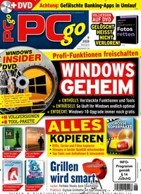 Titelbild der Ausgabe 6/2019 von PC go Premium Gold. Diese Zeitschrift und viele weitere Computerzeitschriften, Tabletmagazine und Smartphonemagazine als Abo oder epaper bei United Kiosk online kaufen.
