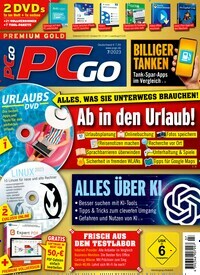 Titelbild der Ausgabe 7/2023 von PC go Premium Gold. Diese Zeitschrift und viele weitere Computerzeitschriften, Tabletmagazine und Smartphonemagazine als Abo oder epaper bei United Kiosk online kaufen.