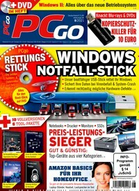 Titelbild der Ausgabe 8/2021 von PC go Premium Gold. Diese Zeitschrift und viele weitere Computerzeitschriften, Tabletmagazine und Smartphonemagazine als Abo oder epaper bei United Kiosk online kaufen.